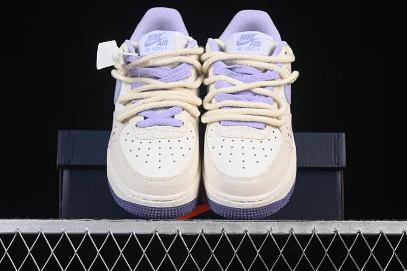 All categories Nk Air Force 1 Air Force series Nk Air Force 1 Low Air Force low-top Nike Air Force 1'07 Low "Confession" Hand-painted graffiti Purple pink confession Air Force 1 low-top casual sneakers BD7701-220